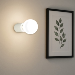 Applique lampada da parete minimal soffitto bianco