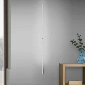 Xilema stilnovo applique led 25w 3000k moderno alluminio lucido