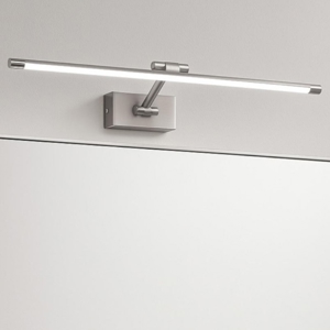 Applique led per specchio da bagno cromo led 8w 3000k