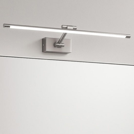 Applique led per specchio da bagno cromo led 8w 3000k