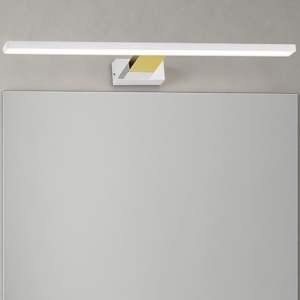 Applique bianco bianco oro per specchio bagno 14w 4000k