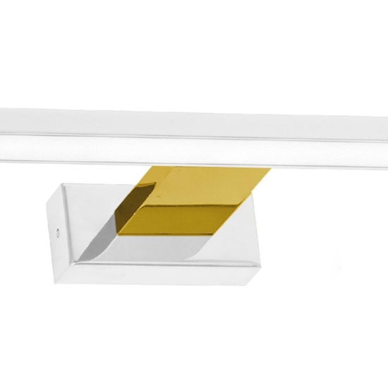 Applique bianco bianco oro per specchio bagno 14w 4000k fp