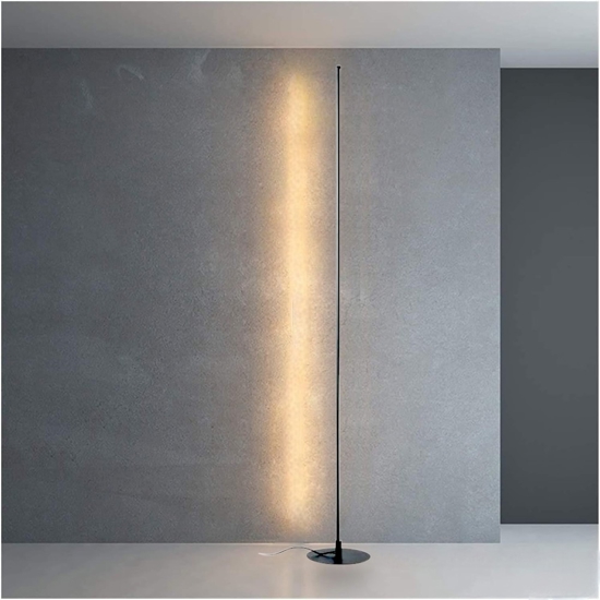 Ondaluce pt genius nero piantata led 3000k sottile moderna