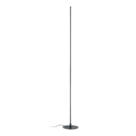Ondaluce pt genius nero piantata led 3000k sottile moderna