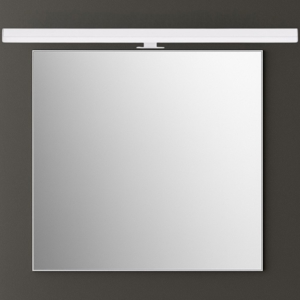 Applique bagni bianco per specchio fissaggio clip 18w 3000k