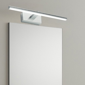 Isyluce applique da bagno luce sopra specchio cromato 8w 3000k