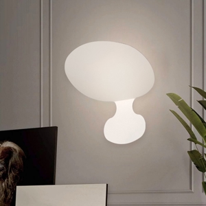 Applique metallo bianco design moderna gx53 per interni