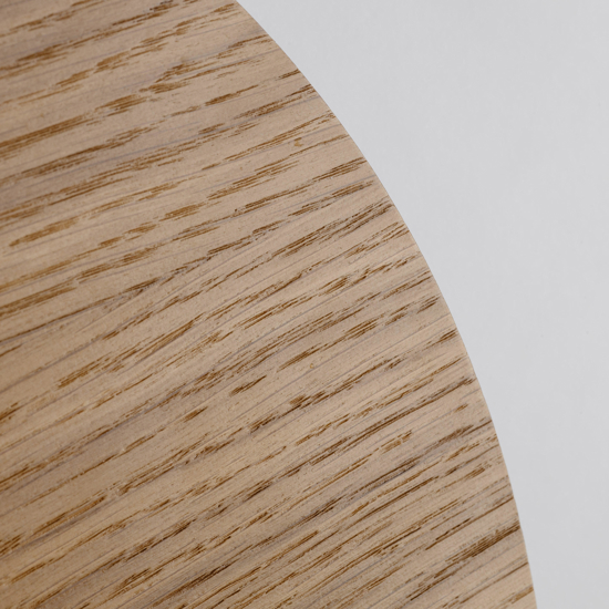 Applique di legno 40cm rotondo disco design moderna