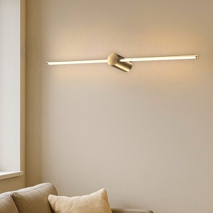Filo ap d075 ideal lux applique led 12,5w 3000k oro ottone
