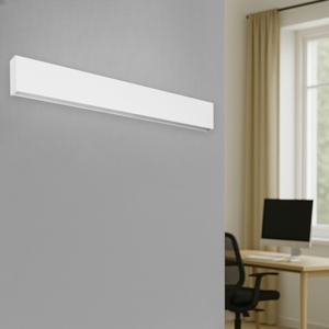 Box linea light applique led up&down moderna bianca 28w 4000k