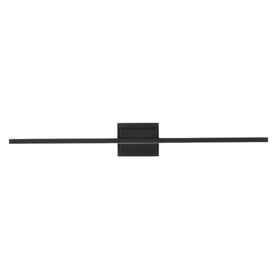 Applique 90 cm per specchio da bagno nero