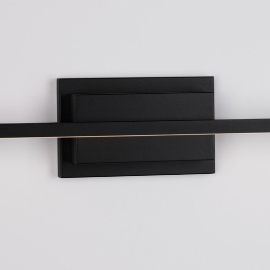 Applique 90 cm per specchio da bagno nero