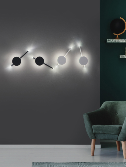 Applique ap james ondaluce led 3000k bianco design moderno