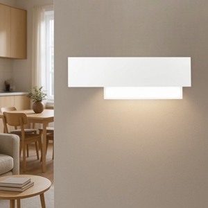 Visualizza i dettagli per Doha gea luce bianco applique led 15w 3000k design moderno Doha gea luce bianco applique led 15w 3000k design moderno