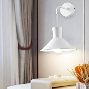 Ondaluce ap elio applique metallo bianco per soggiorno