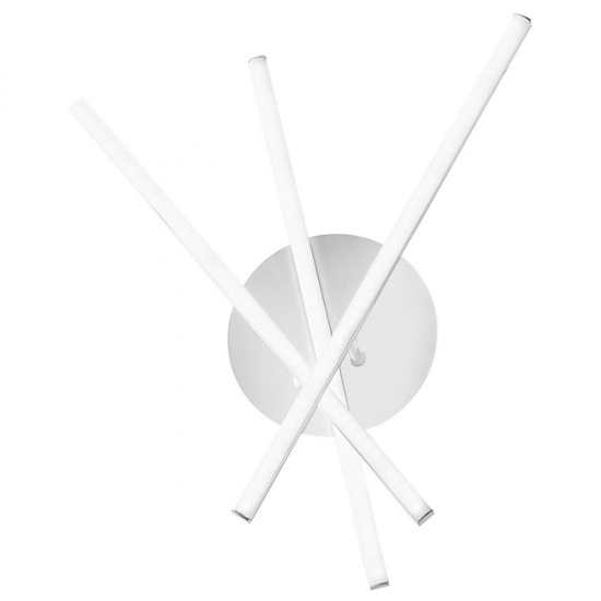 Applique led 3000k gea luce tullia bianca moderna