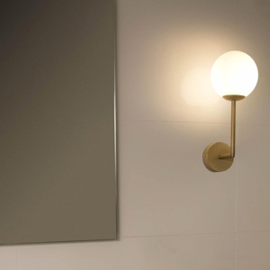 Applique bagni metalllo oro ip44 impermeabile