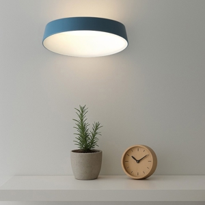 Oxygen stilnovo applique led 17w 3000k metallo azzurro dimmerabile