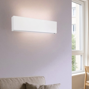 Applique led 19w 4000k bi emissione linea light box w2 bianco