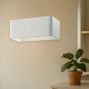 Ideal lux click ap d20 applique led 10w 3000k per interno bianca