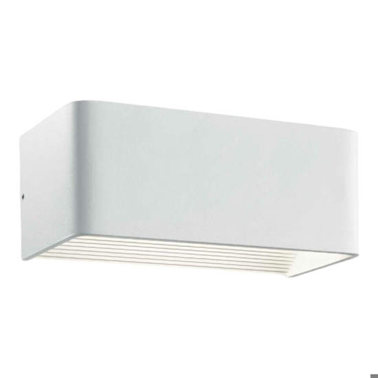 Ideal lux click ap d20 applique led 10w 3000k per interno bianca