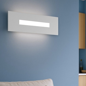 Wally top light applique grigio per pareti moderne