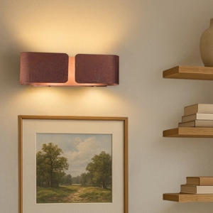 Clip ap2 small ideal lux applique design moderno marrone corten