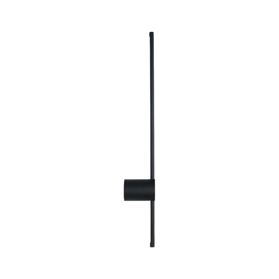 Applique essence ap2 20w 3000k nero ideal lux design moderna 124cm