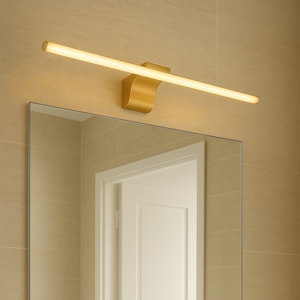 Applique oro per specchio da bagno led 4000k 