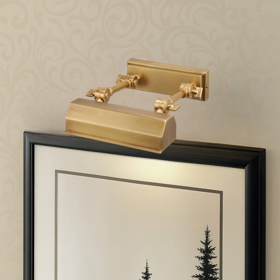 Applique da bagno ottone anticato 