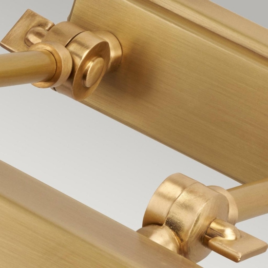 Applique da bagno ottone anticato 