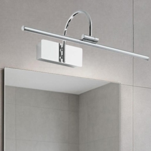 Applique specchio da bagno led 8w 3000k-4000k isyluce metallo cromo