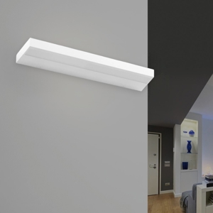 Applique da parete led 3000k bianca regolo linea light 61cm