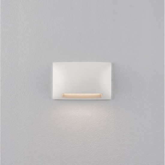 Segnapasso led esterno bianco rettangolare 5w 3000k ip65