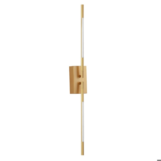 Applique oro bacchette orientabili moderna led 10w 3000k