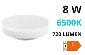 Lampadina led gx53 8w 6500k 720lm life ottica 120° fp
