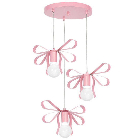 Lampadario per cameretta rosa fp