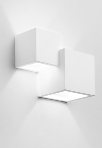 Visualizza i dettagli per Applique cubi led 6w 3000k di gesso moderna heraea sforzin fp Applique cubi led 6w 3000k di gesso moderna heraea sforzin fp