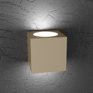 Top light applique da parete moderna cubotto sabbia