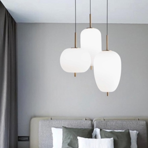 Ideal lux umile sp3 lampadario led 3 luci pendenti 60w 3000k oro
