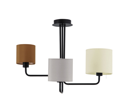 Lampadario stanza da letto marrone grigio beige