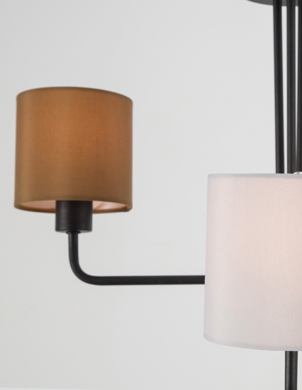 Lampadario stanza da letto marrone grigio beige
