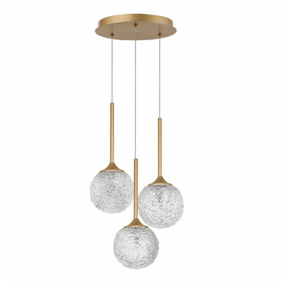 Lampadario 3 luci per camera da letto contemporaneo