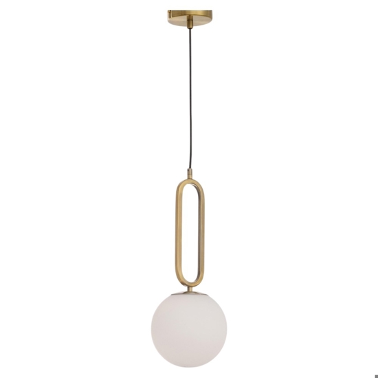 Lampadario per comodino camera da letto dorato 