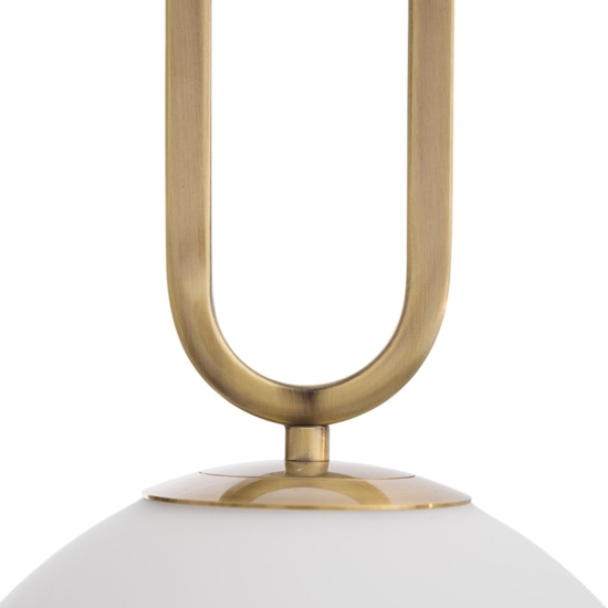 Lampadario per comodino camera da letto dorato 