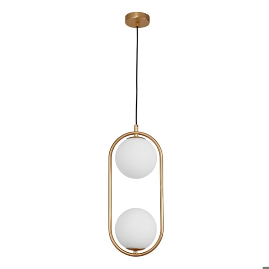 Lampadario pendente oro per comodini camera da letto