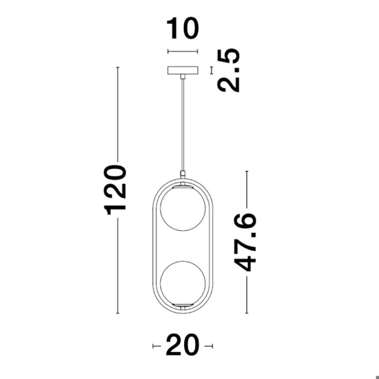 Lampadario pendente oro per comodini camera da letto