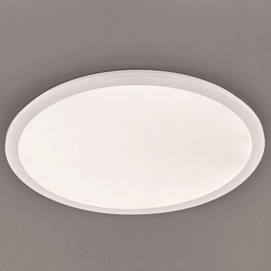 Plafoniera da bagno 24w 3000k rotonda bianca dimmerabile ip44