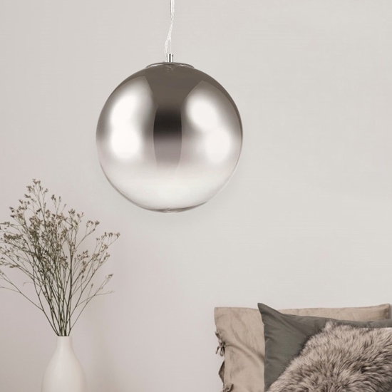 Mapa fade sp1 d40 ideal lux lampadario boccia di per camera da letto