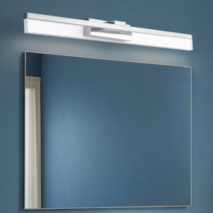 Applique per specchio da bagno 10w 3000k cromo